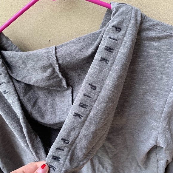 PINK Gray Quarter-Zip - Picture 6 of 6